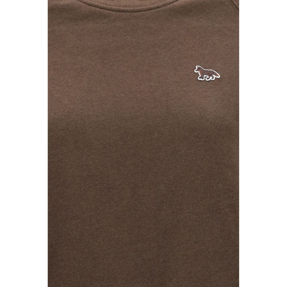 Maison Kitsuné Brauner Baumwoll-Sweatshirt