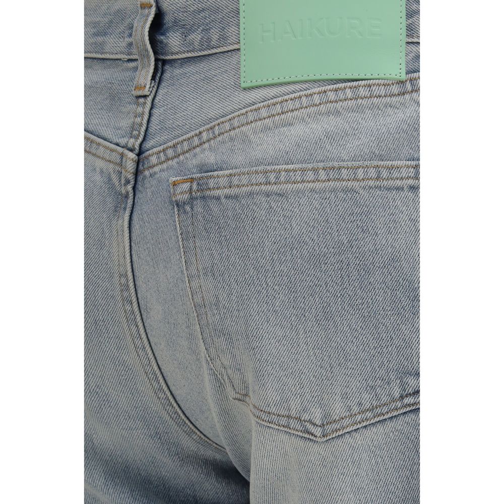 Haikure Blaue Jeans aus Baumwolle im geraden Schnitt