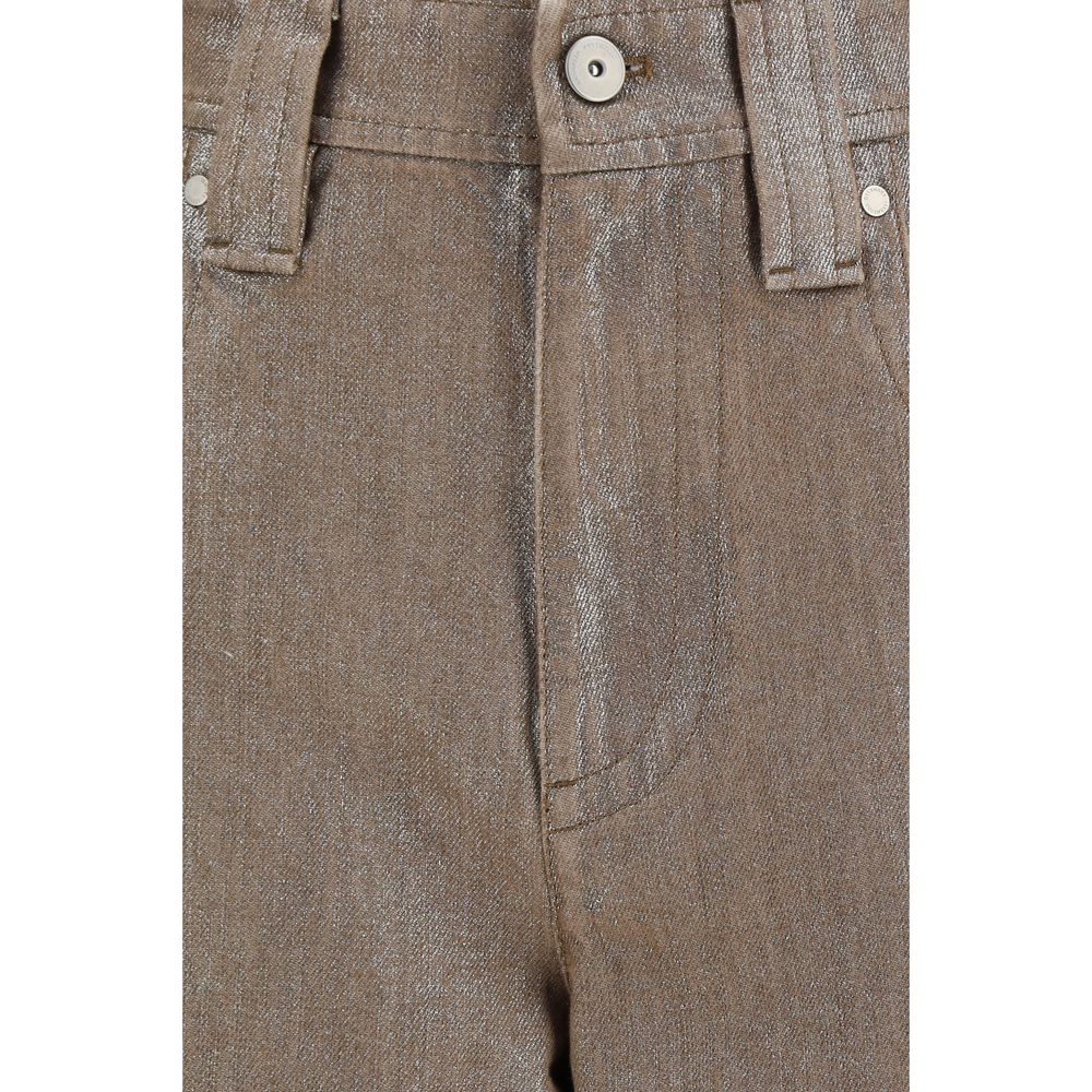 Brunello Cucinelli Beige Baumwolljeans Denim