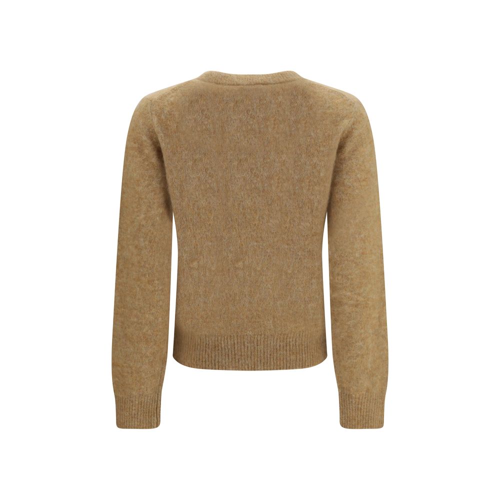 Ganni Beige Alpaka Vicugna Pacos Sweatshirt