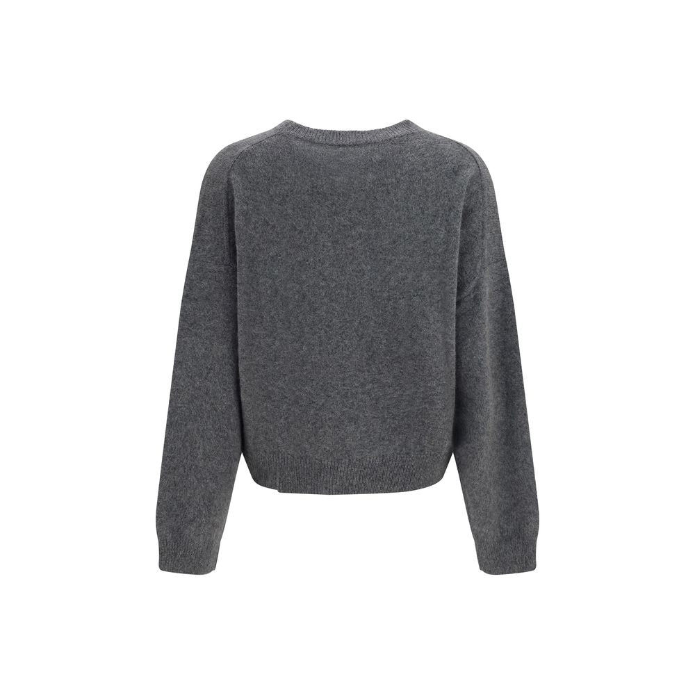 Loulou De Saison Grauer Oves Aries Wollpullover