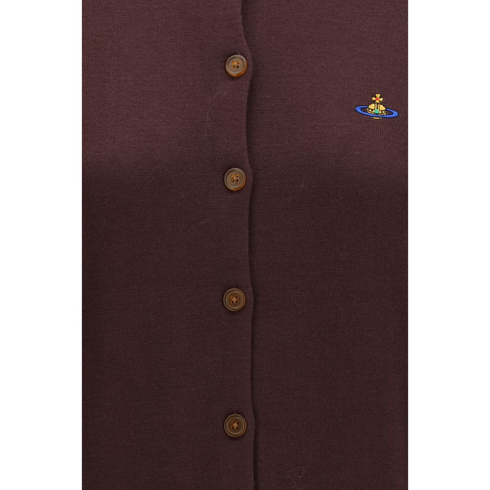 Vivienne Westwood Lila Woll Cardigan Oves Aries