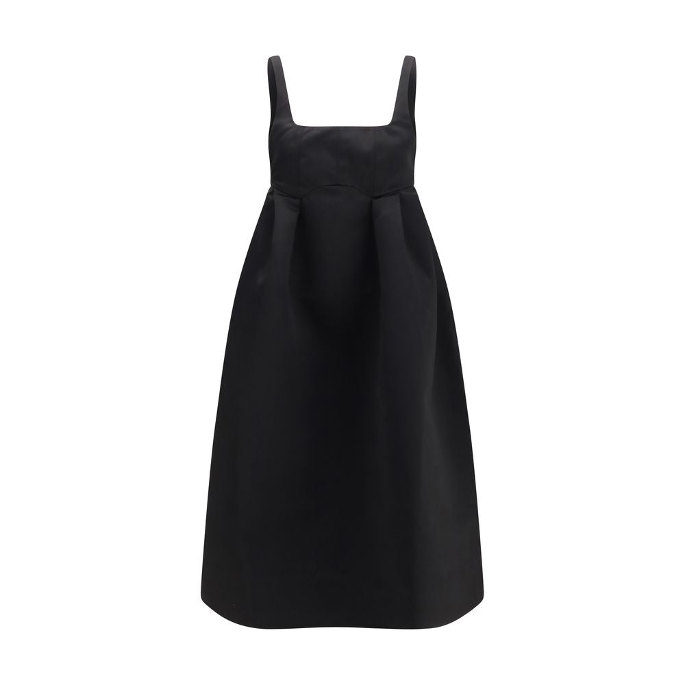 Ganni Schwarzes Freizeitkleid aus Polyester