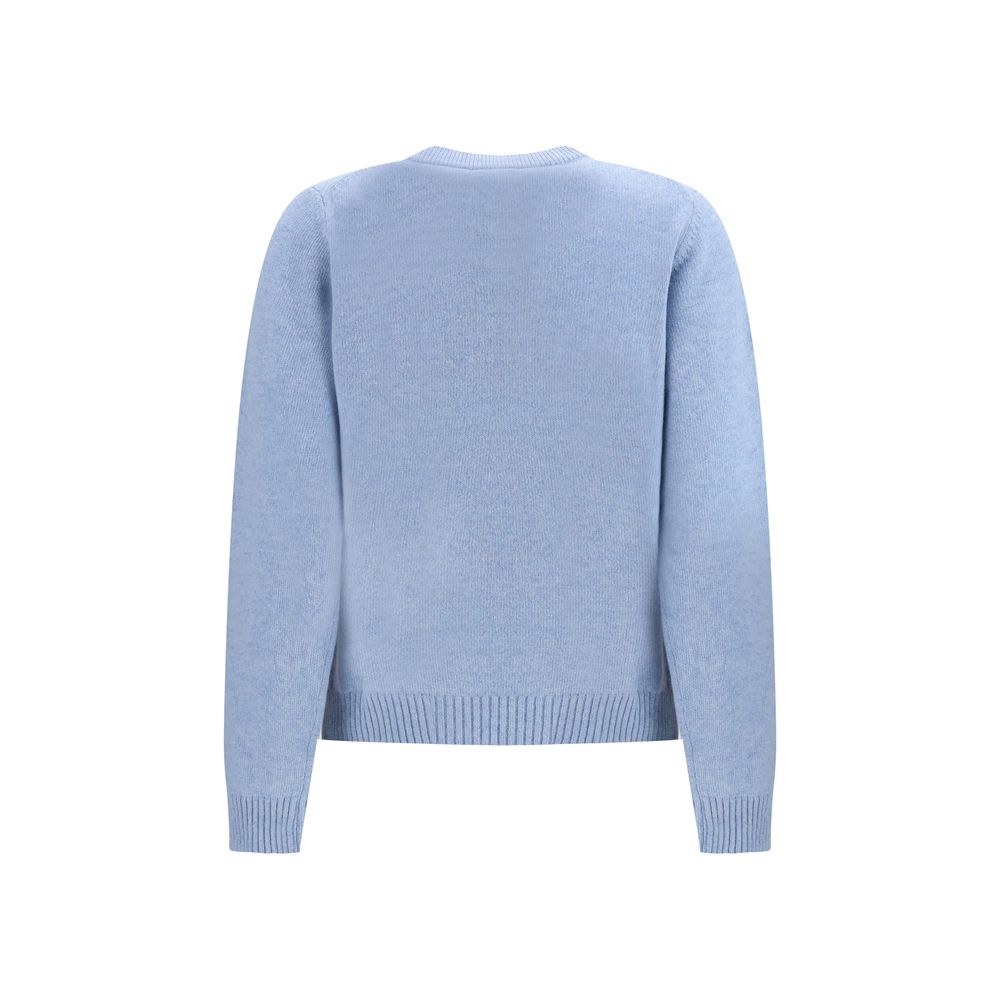 Ganni Blauer Wollpullover Oves Aries