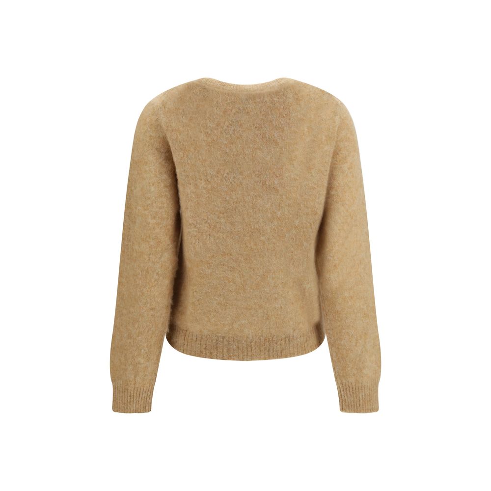 Ganni Beige Polyamid-Sweatshirt