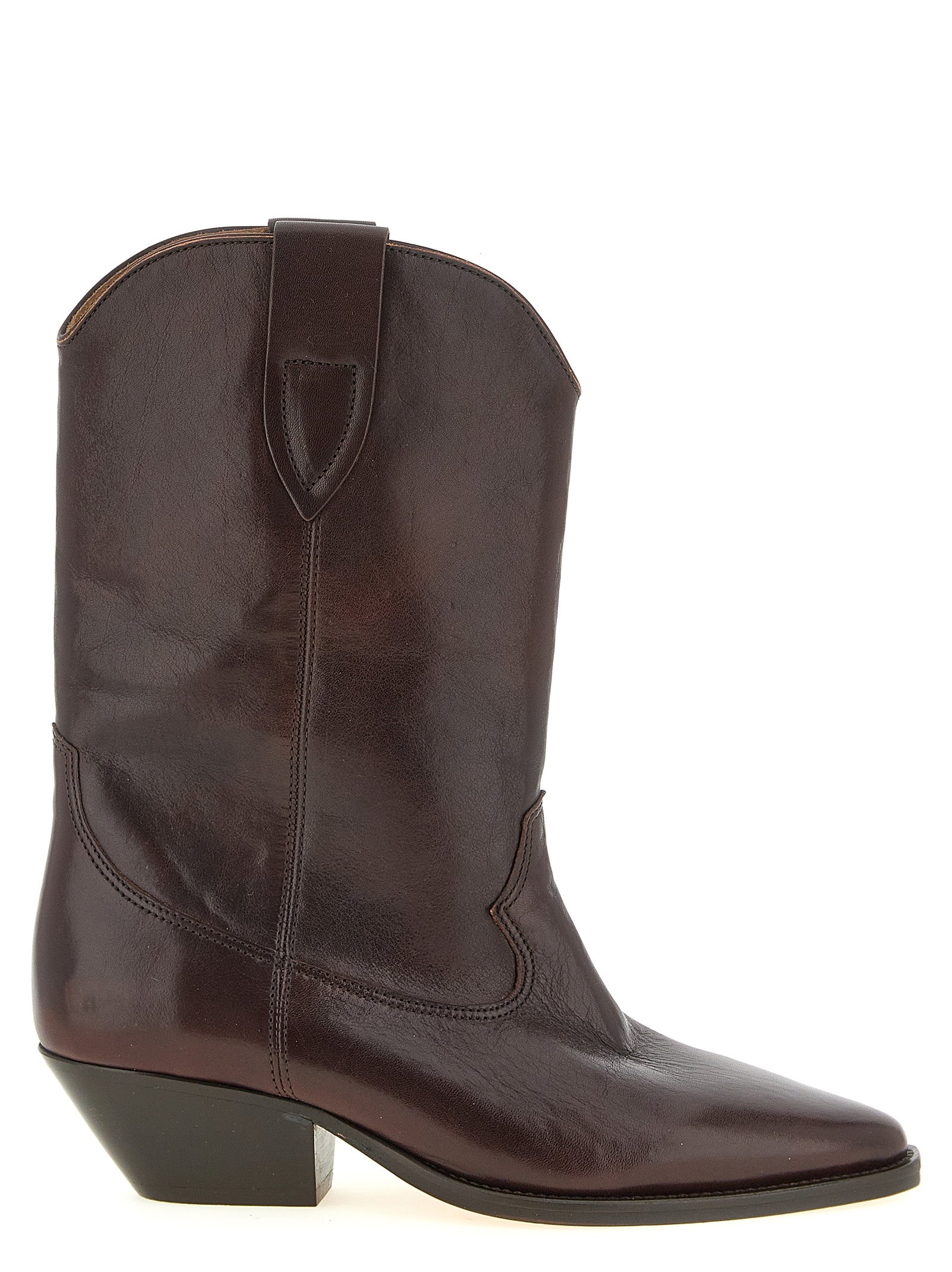 Isabel Marant Braune Chelsea Boots aus Rindsleder