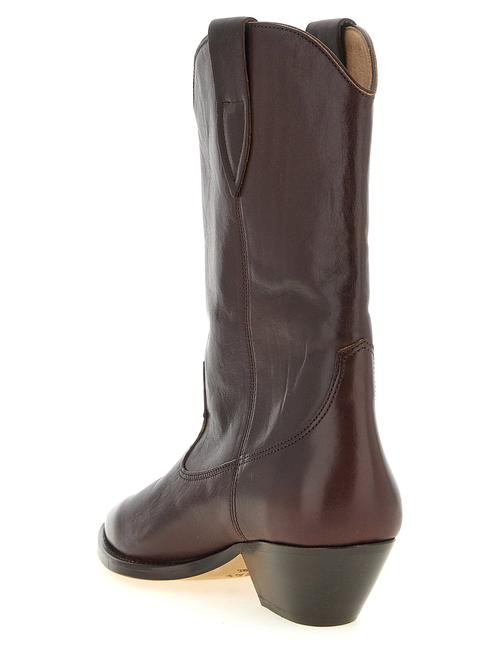 Isabel Marant Braune Chelsea Boots aus Rindsleder