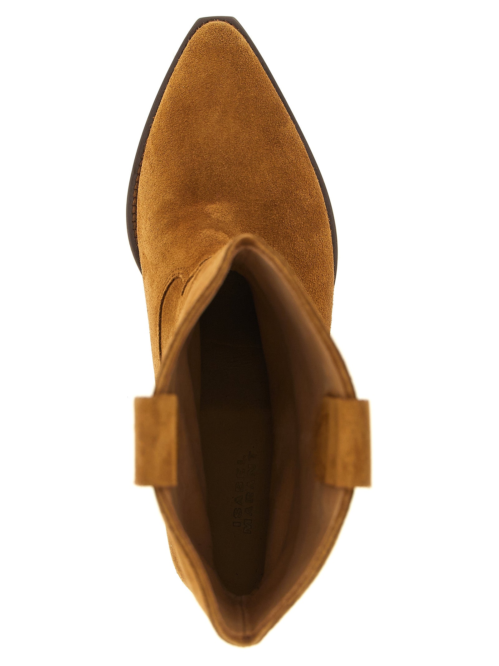 Isabel Marant Braune Chelsea Boots aus Rindsleder