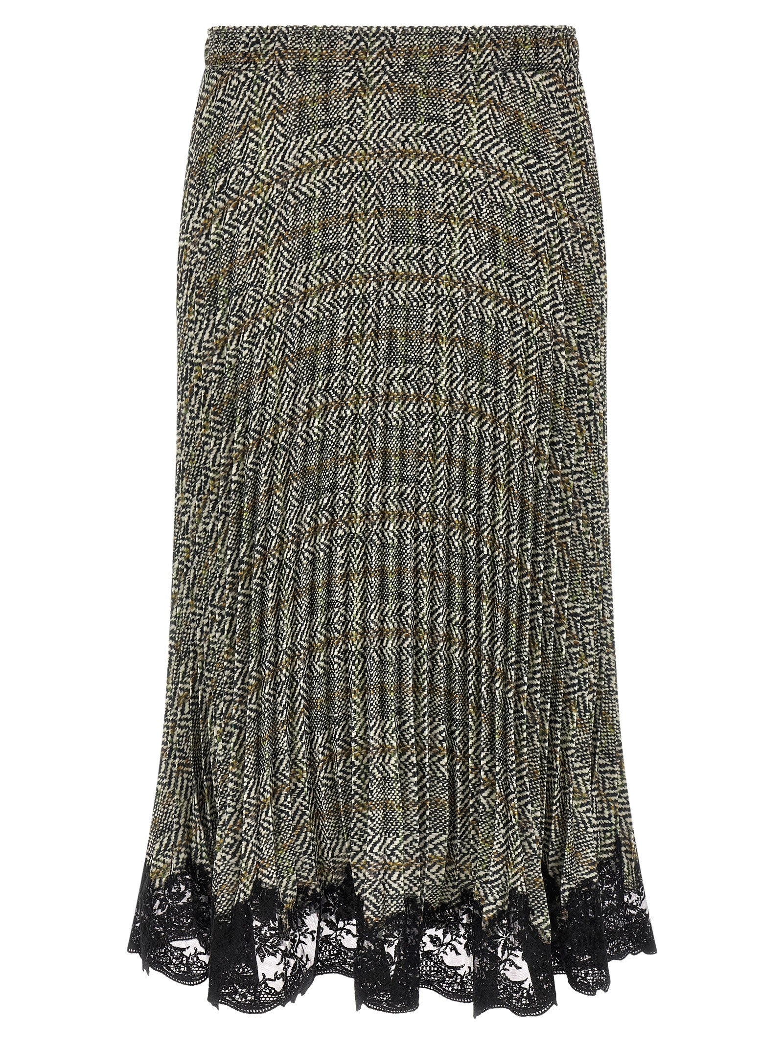 Ermanno Scervino Mehrfarbiger Polyester-Maxirock