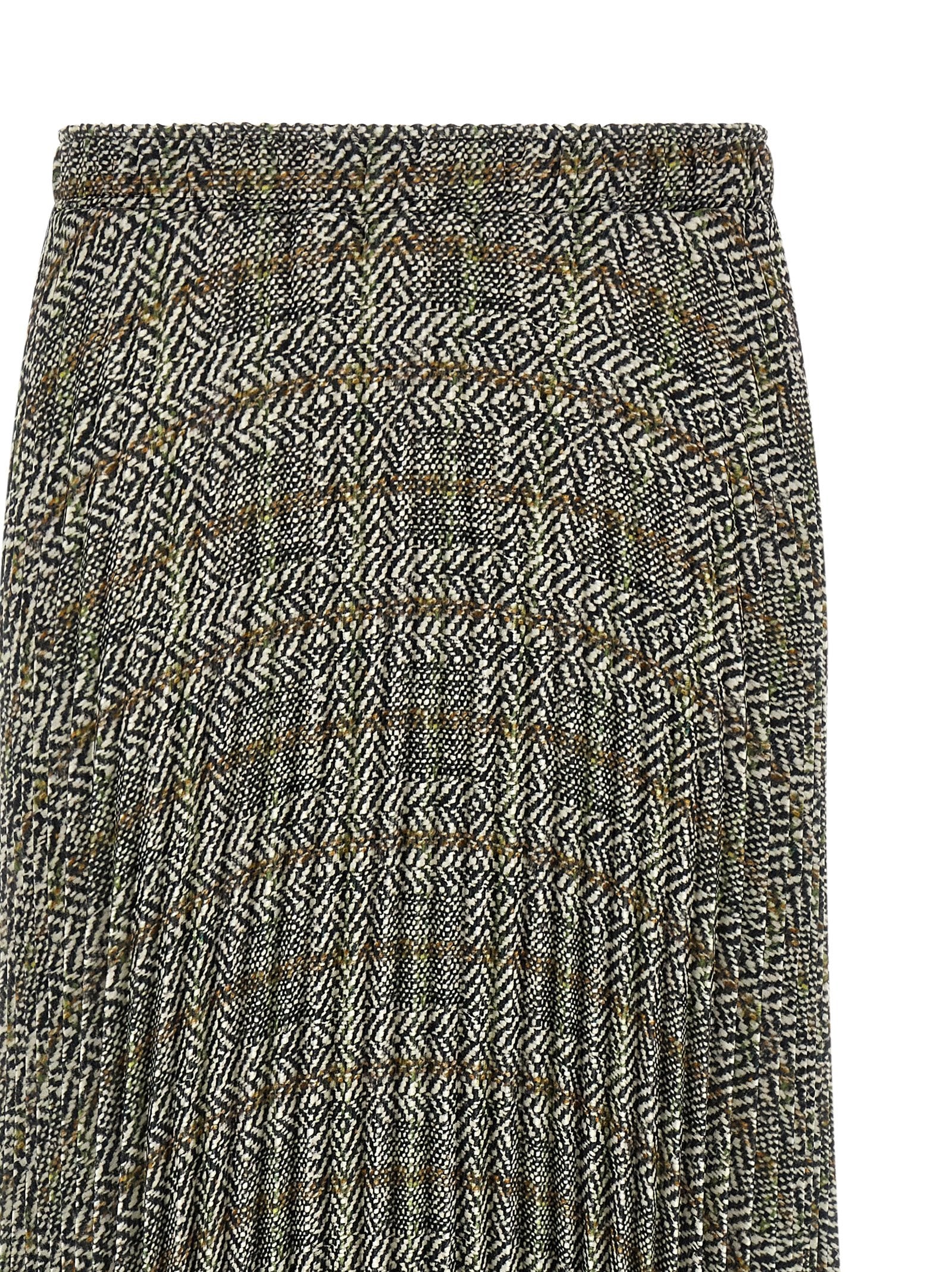Ermanno Scervino Mehrfarbiger Polyester-Maxirock