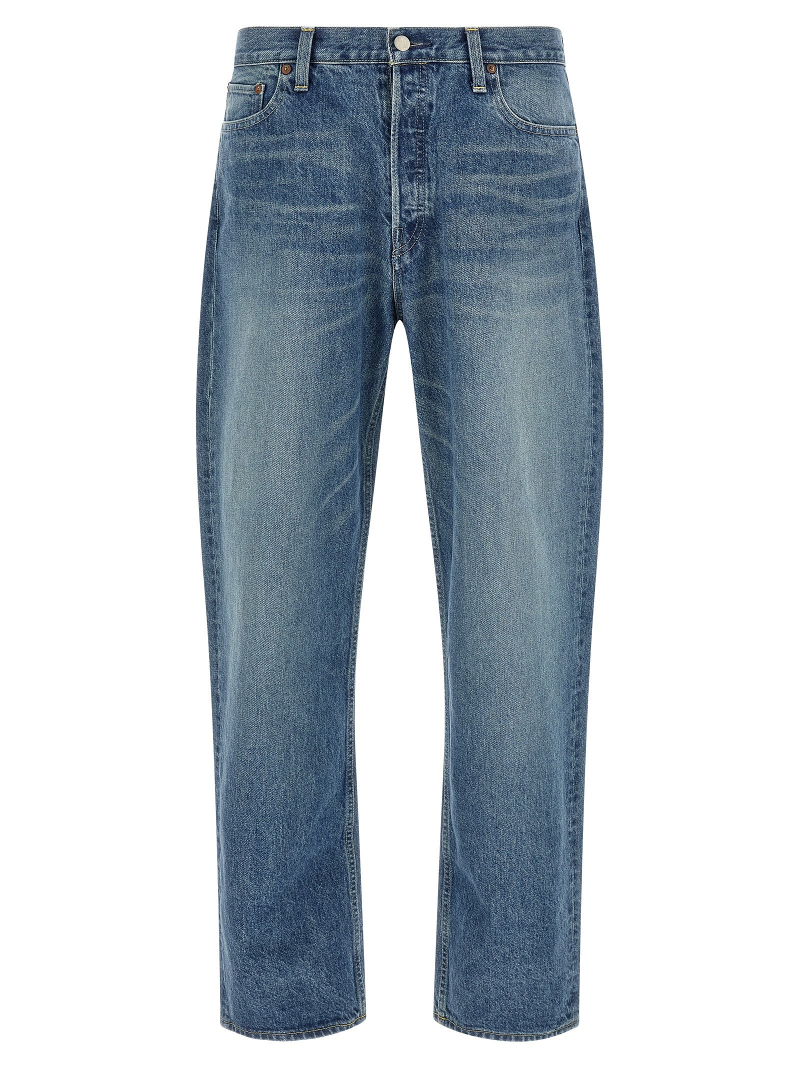 SSSTEIN Blaue Jeans aus Baumwolle, Tapered Fit