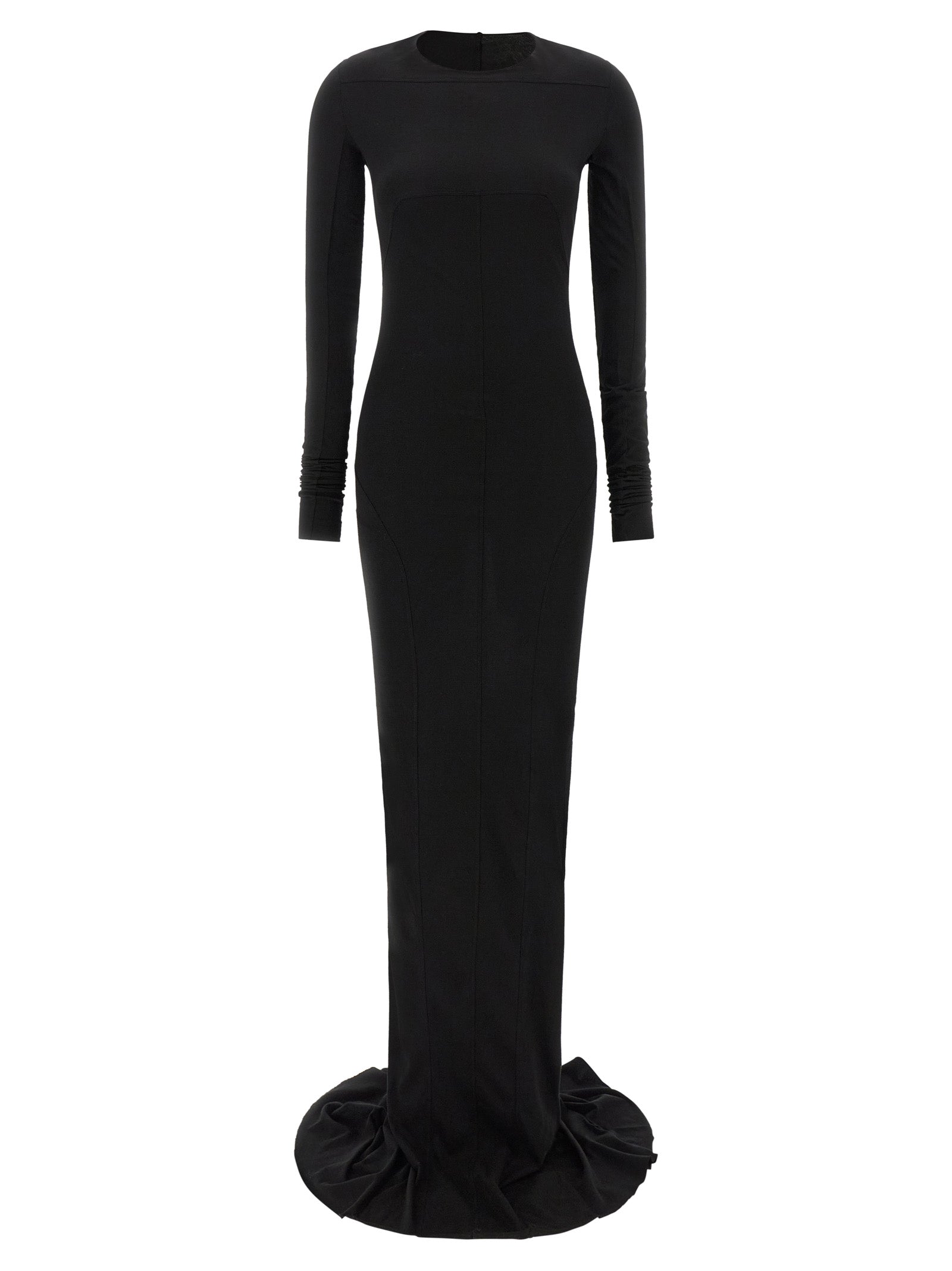 DRKSHDW Schwarzes Baumwoll-Maxikleid
