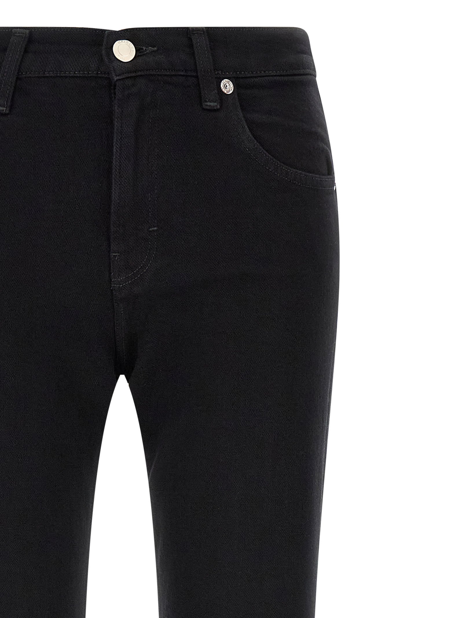 Haikure Schwarze Baumwoll-Schlagjeans