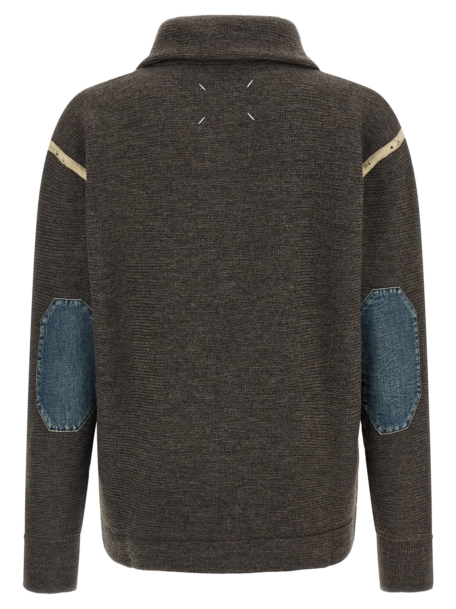 Maison Margiela Grauer Wollcardigan