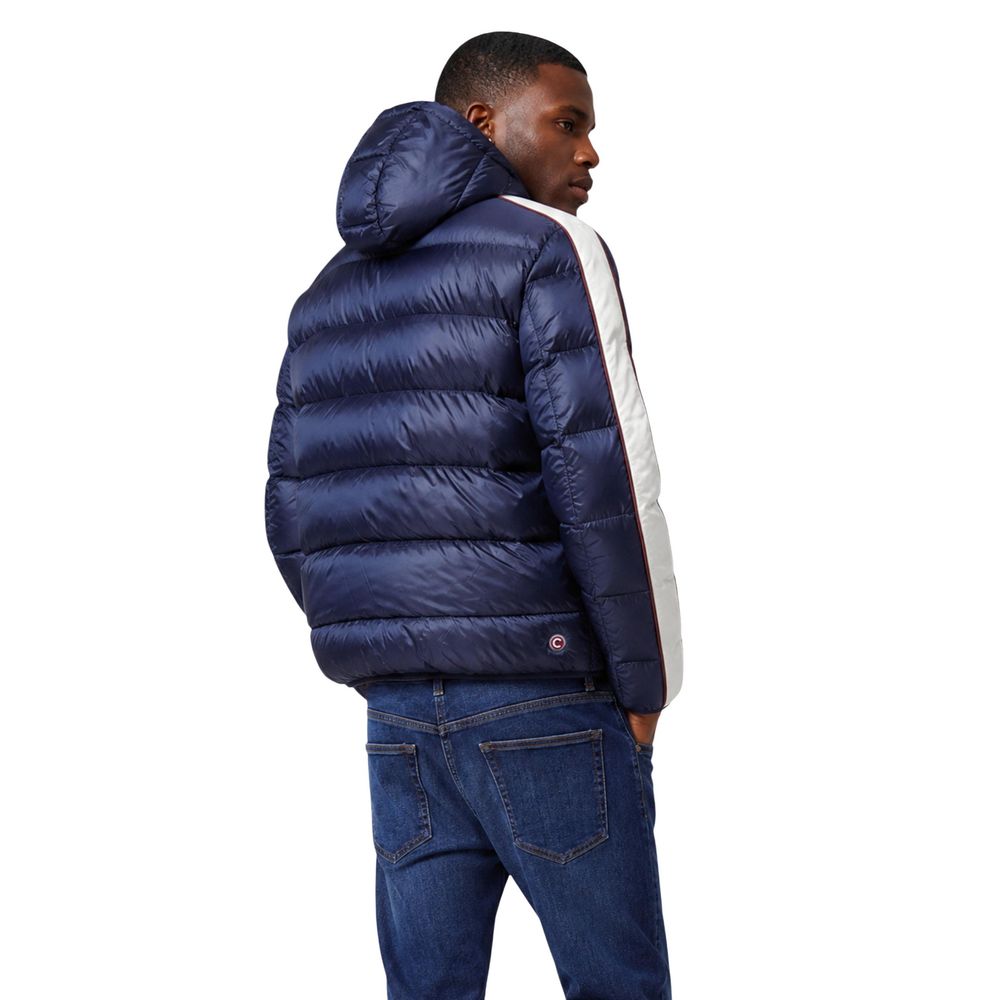 Colmar Originals Blaue Polyamid-Jacke in voller Länge