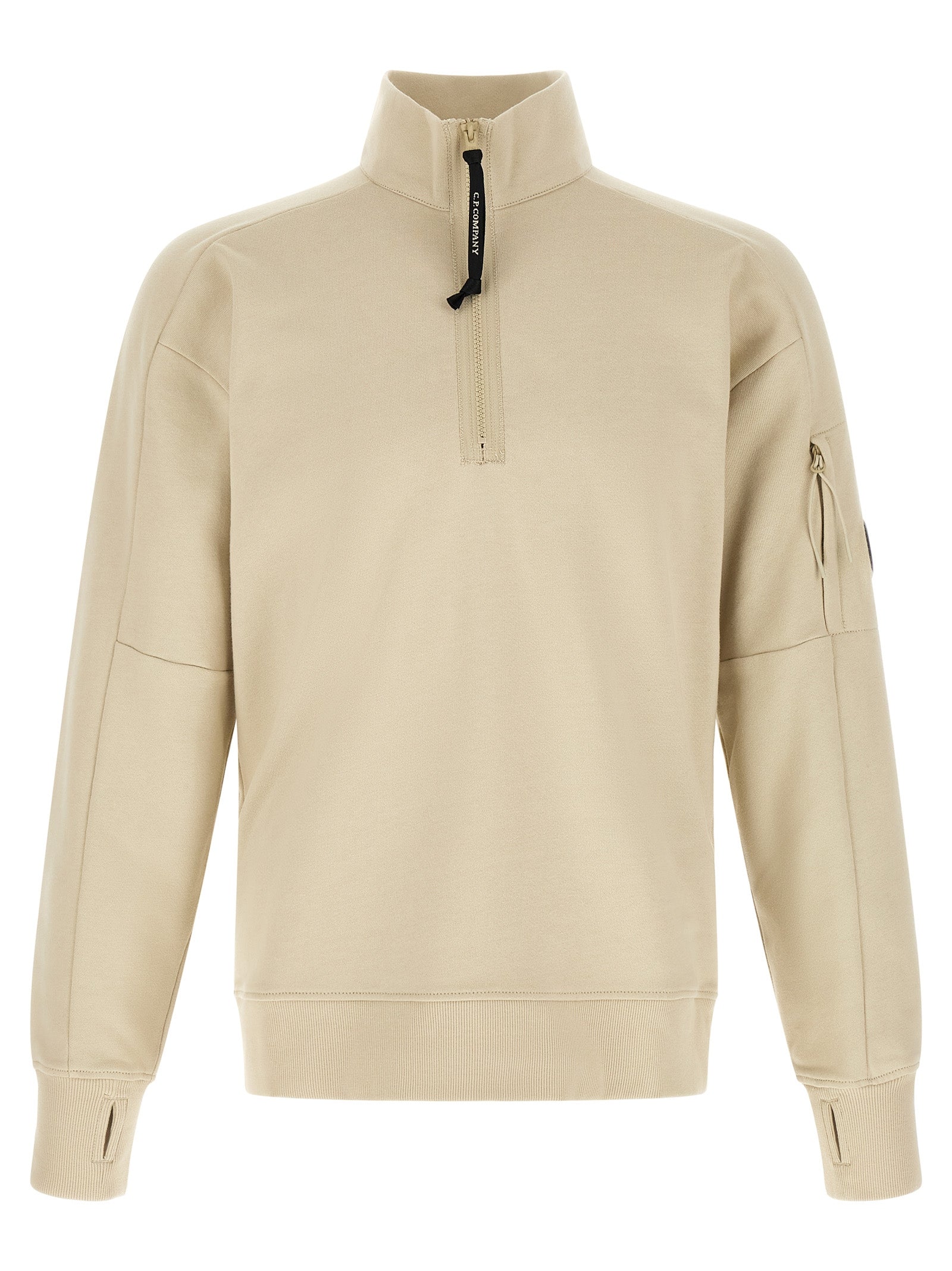 C.P. Company Beige Baumwoll-Sweatshirt