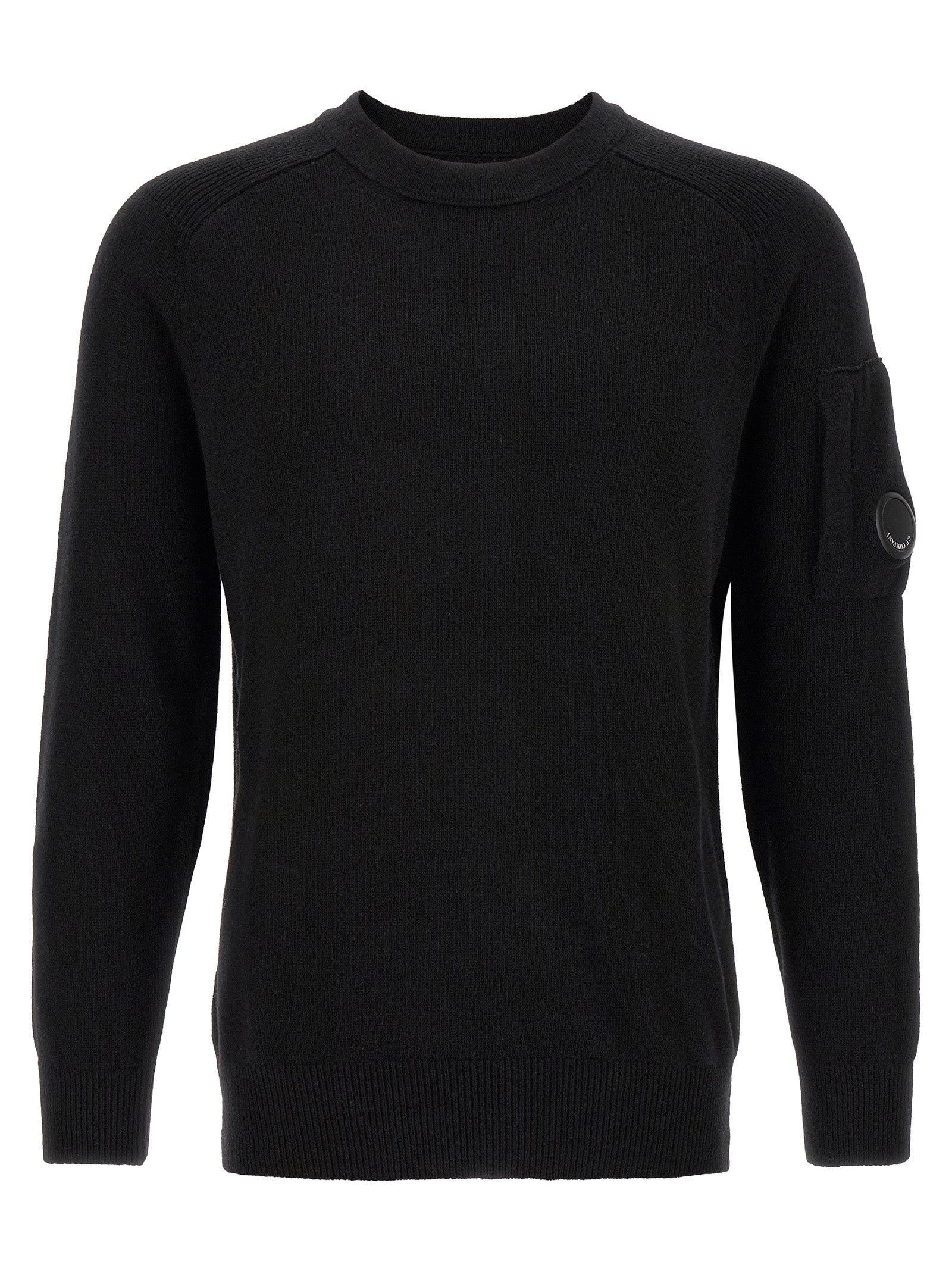 C.P. Company Schwarzer Wollcardigan