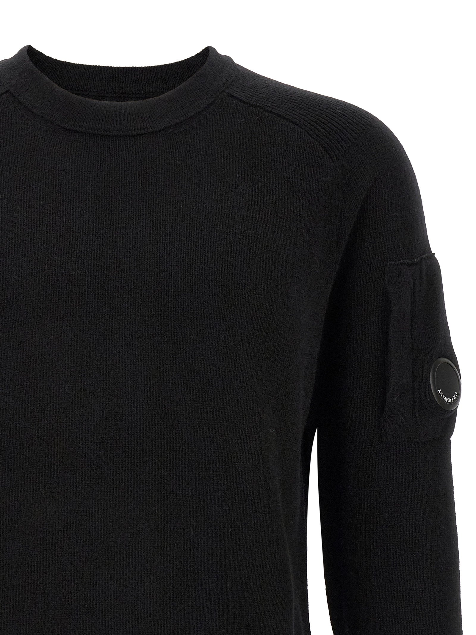 C.P. Company Schwarzer Wollcardigan