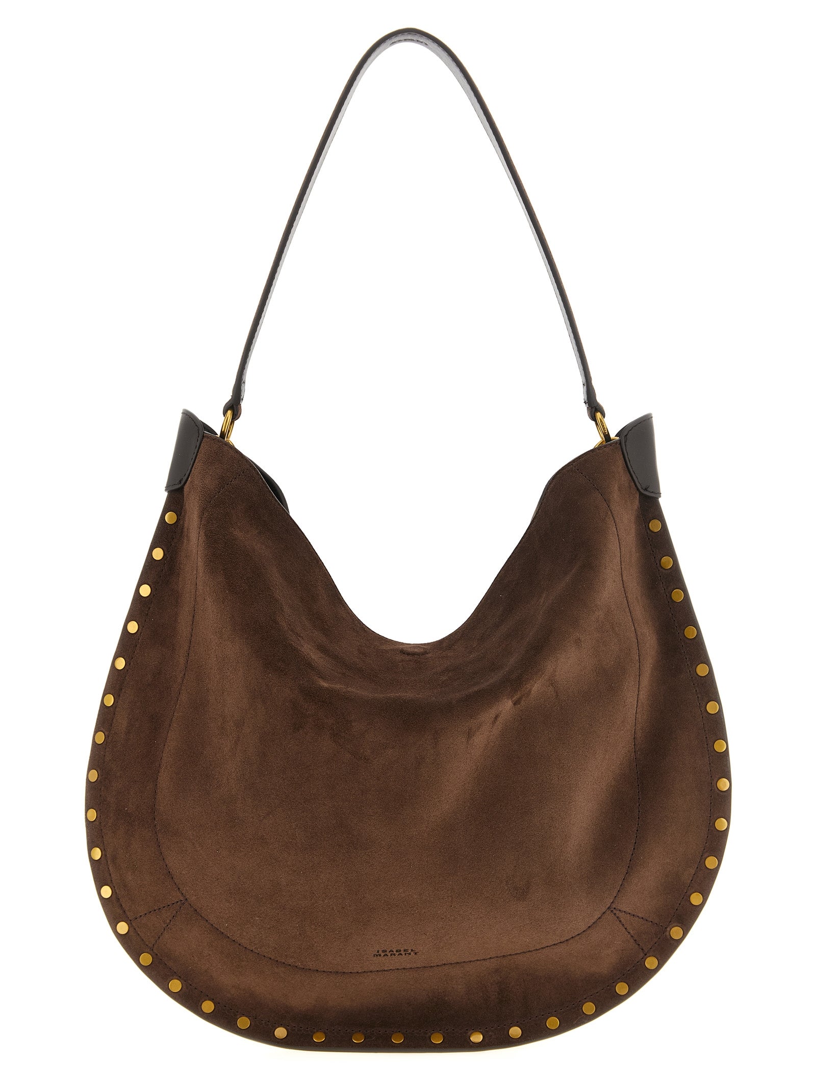 Isabel Marant Braune Schultertasche aus Rindsleder