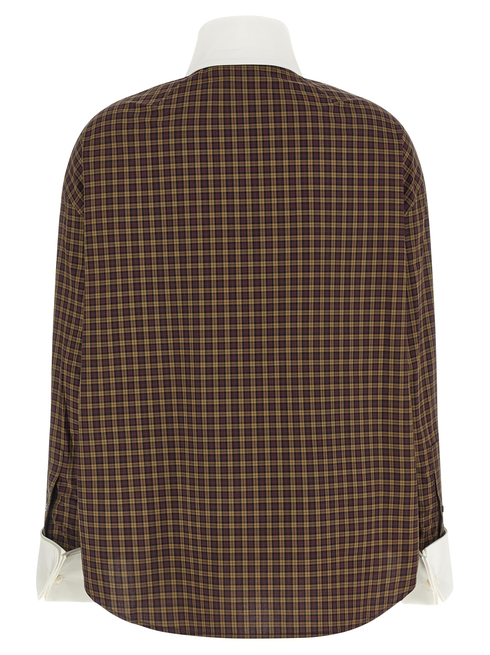 Marni Braune Baumwollbluse