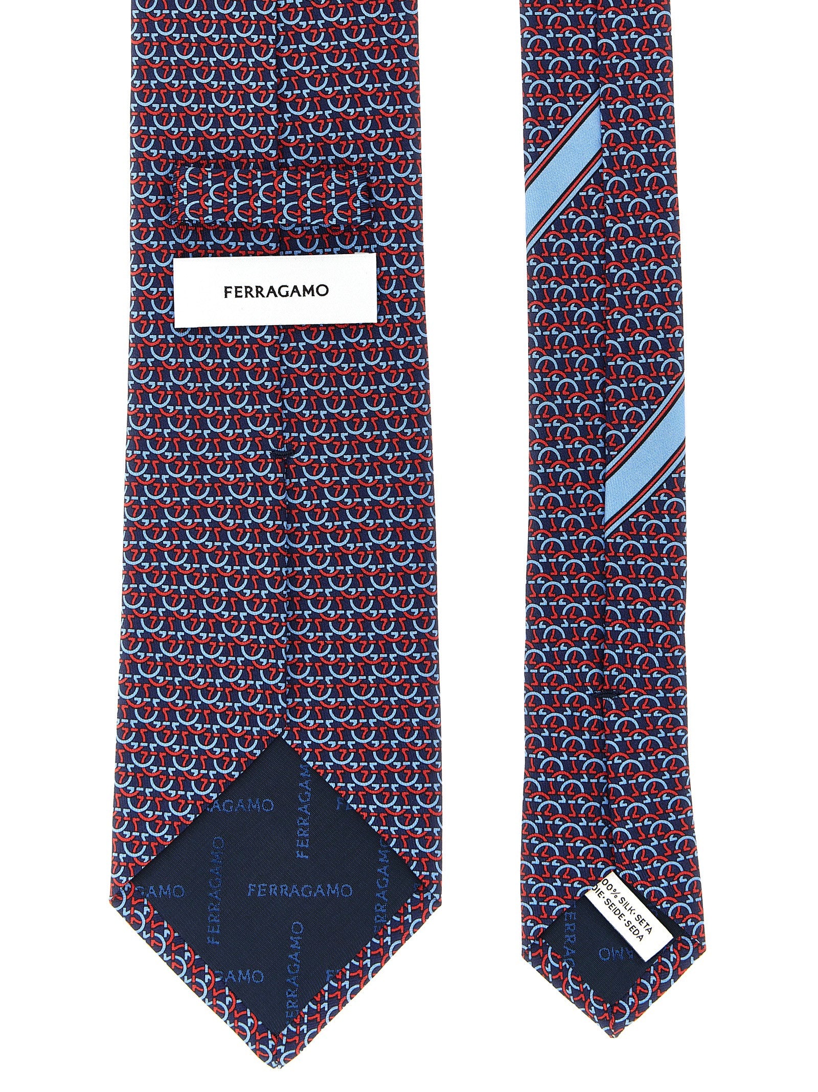 Ferragamo Mehrfarbiger Seidenschal