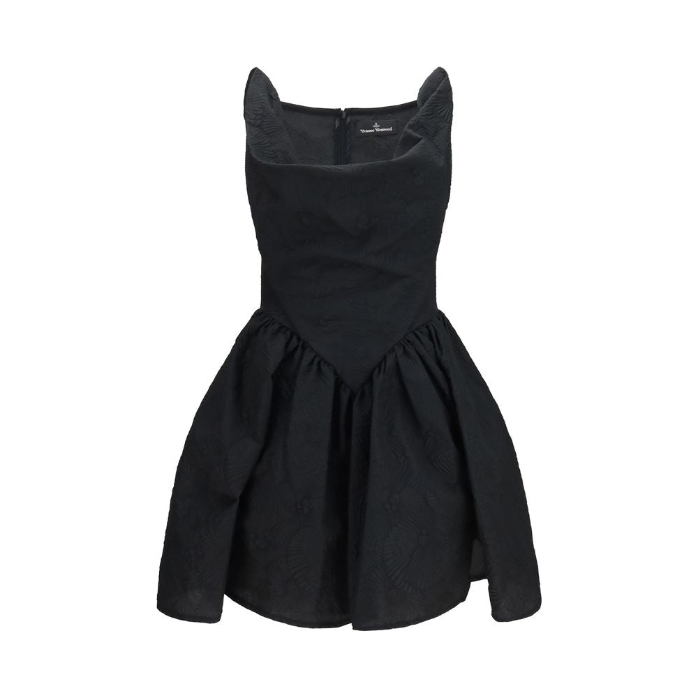 Vivienne Westwood Schwarzes Baumwoll-Freizeitkleid