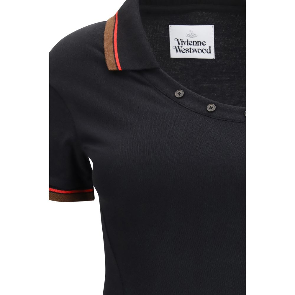 Vivienne Westwood Schwarzes Baumwoll-Freizeitkleid