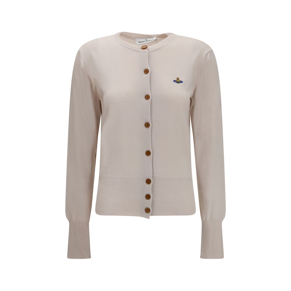 Vivienne Westwood Beige Woll Cardigan Oves Aries