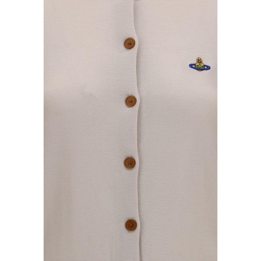 Vivienne Westwood Beige Woll Cardigan Oves Aries