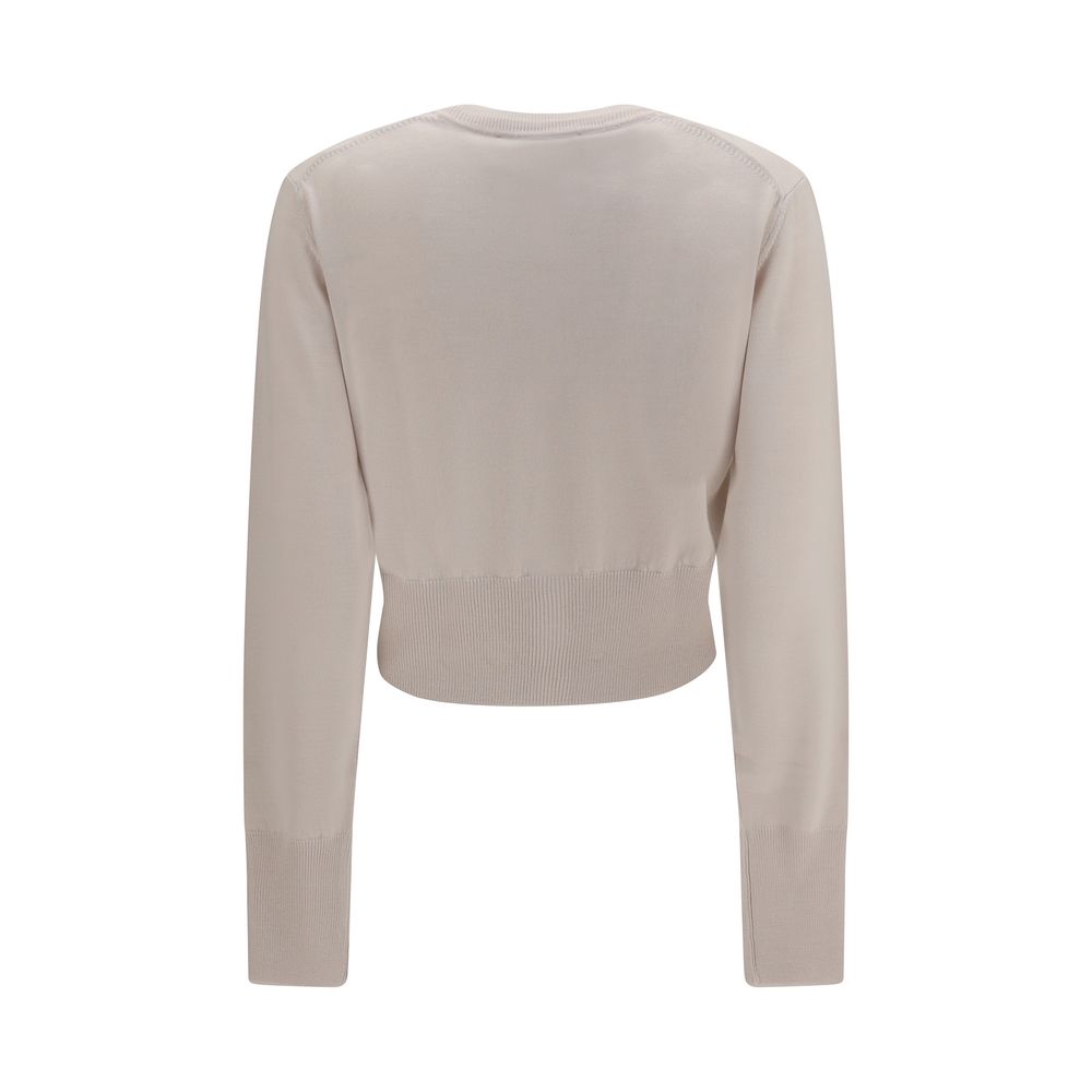 Vivienne Westwood Beige Seidenstrickjacke