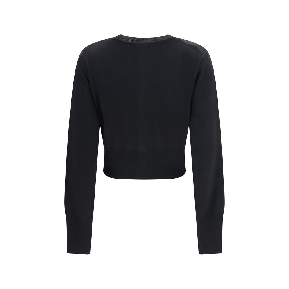 Vivienne Westwood Schwarzer Seiden-Cardigan