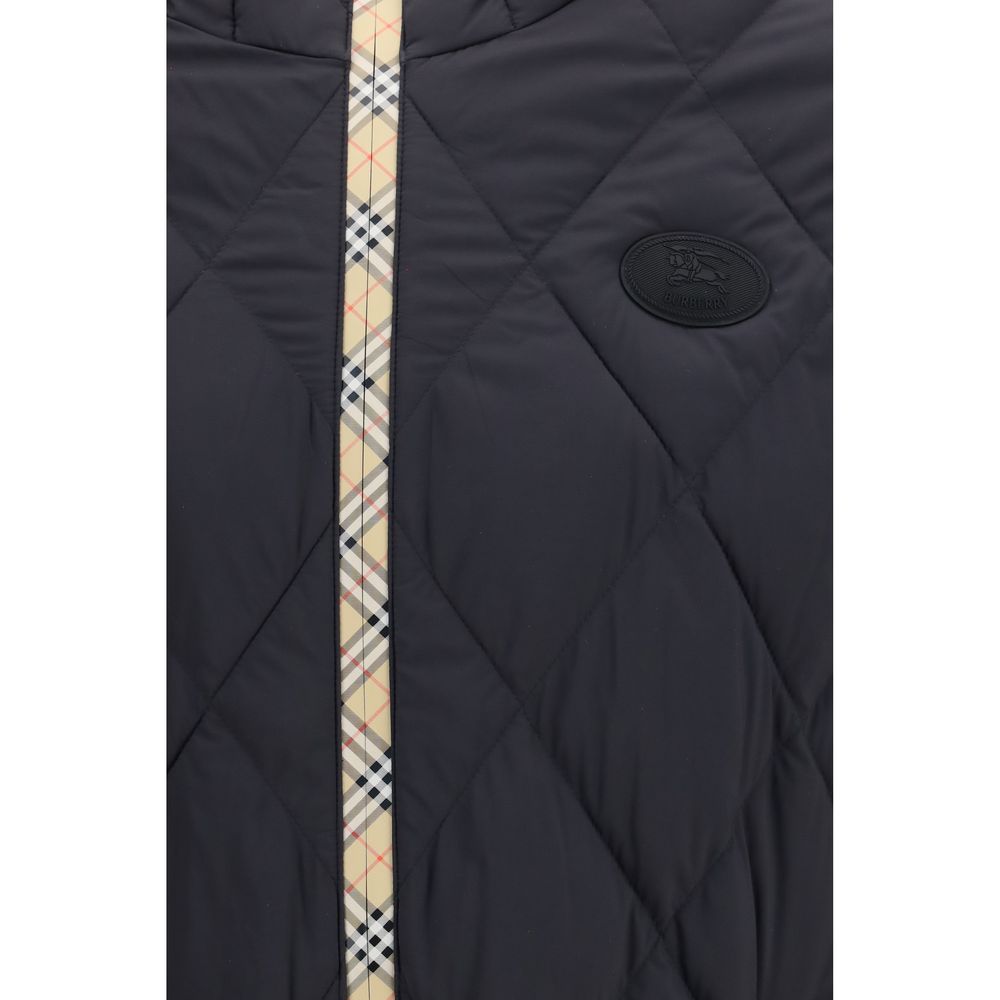Burberry Schwarze Nylon-Shell-Jacke