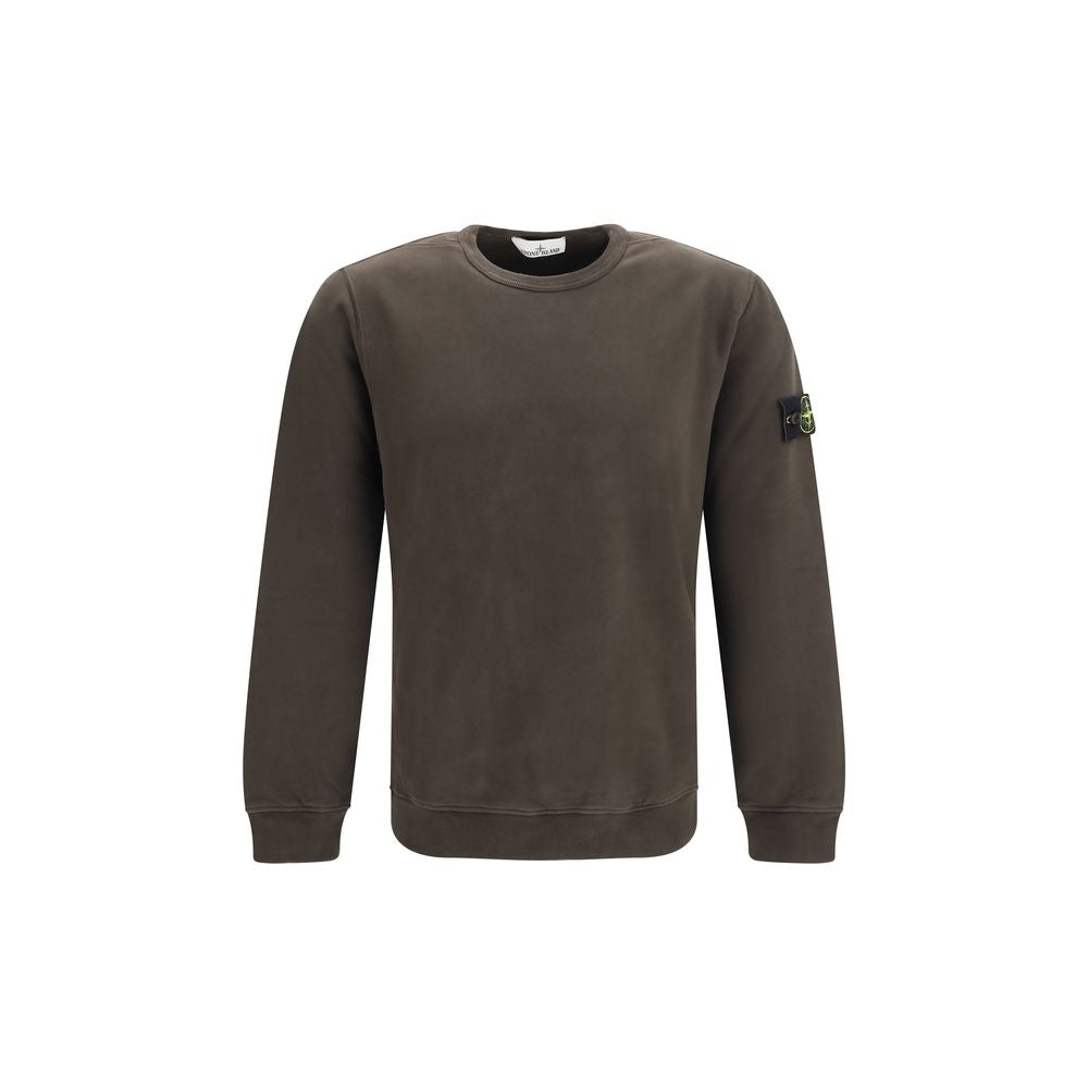 Stone Island Brauner Baumwoll-Sweatshirt