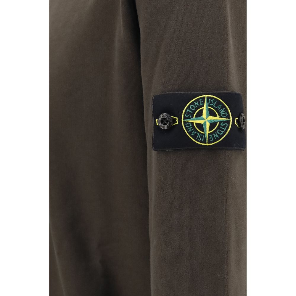 Stone Island Brauner Baumwoll-Sweatshirt