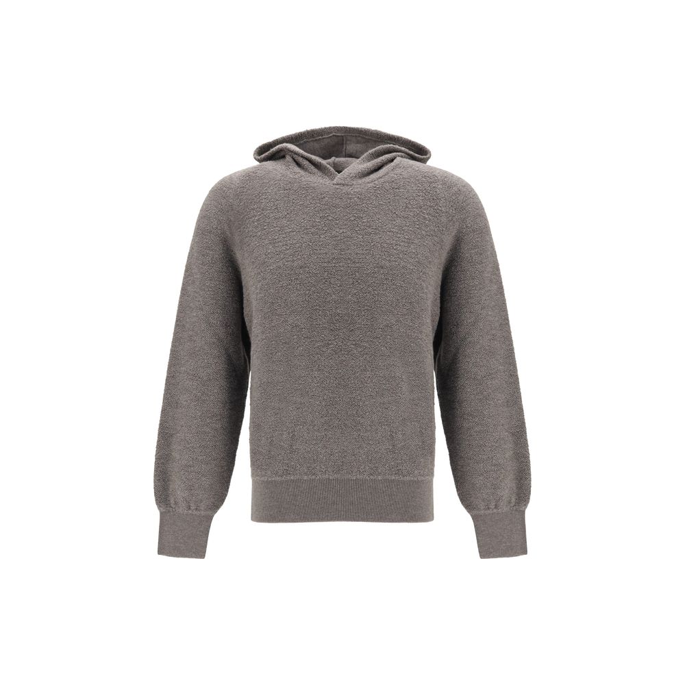 Piacenza Cashmere Grauer Oves Aries Wollpullover