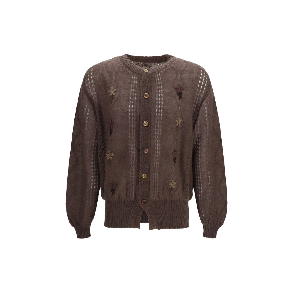 Magliano Brauner Mohair-Cardigan