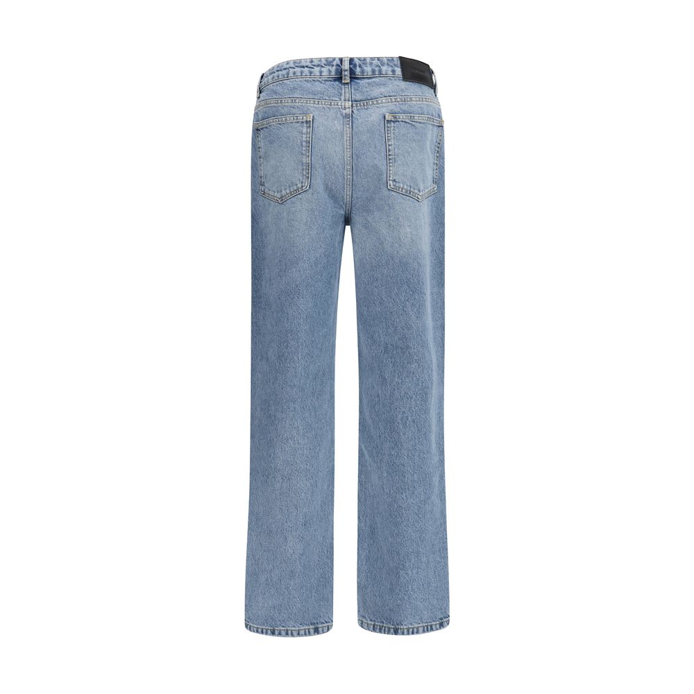 Represent Blaue Jeans aus Baumwolle im geraden Schnitt