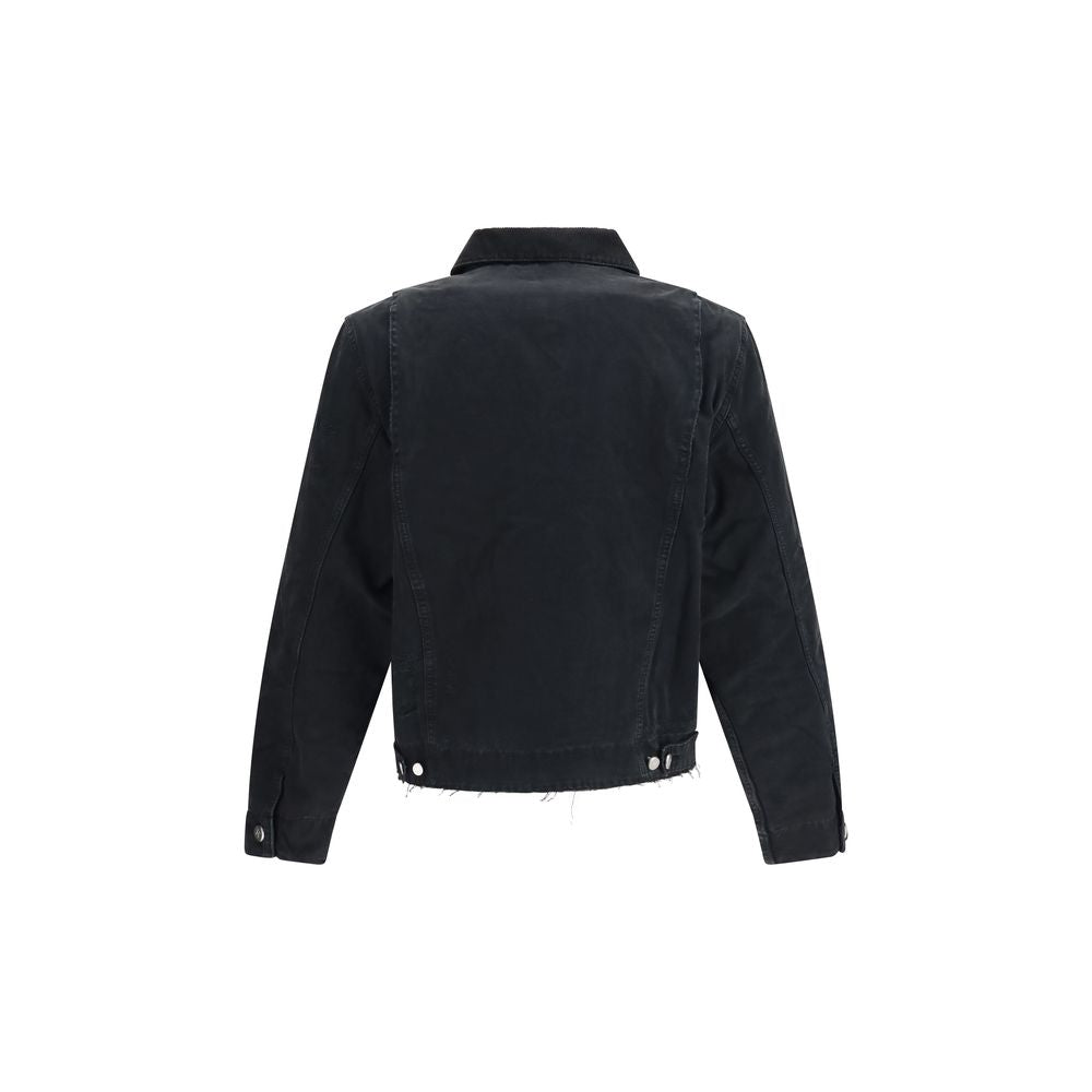 Represent Schwarze Baumwoll-Shell-Jacke