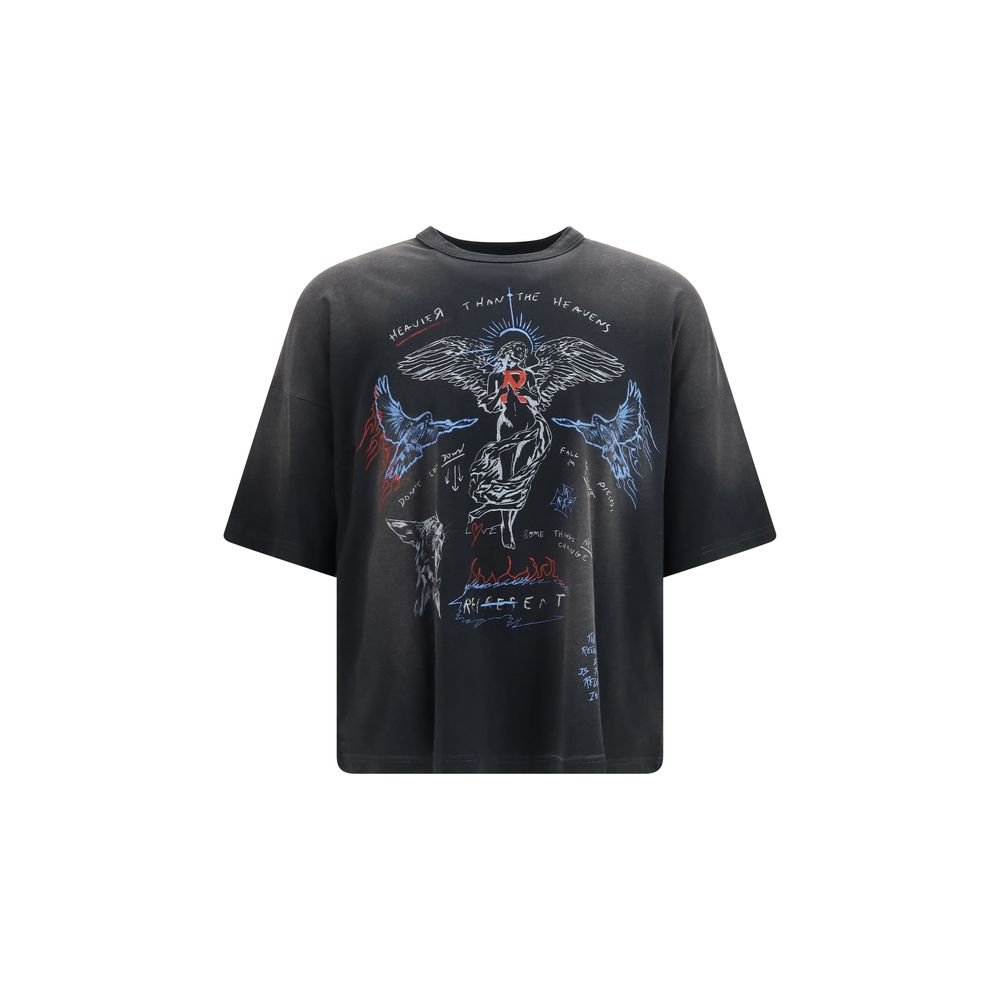 Represent Schwarzes Baumwoll-T-Shirt
