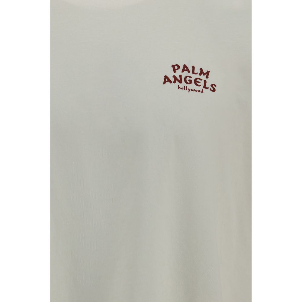 Palm Angels Beiges Baumwoll-T-Shirt
