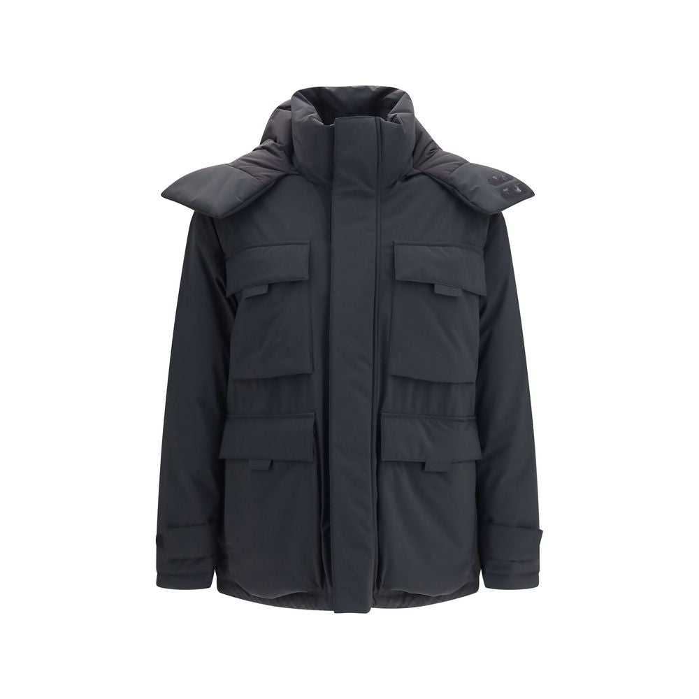 LAMINAR Schwarze Daunenjacke aus Shell