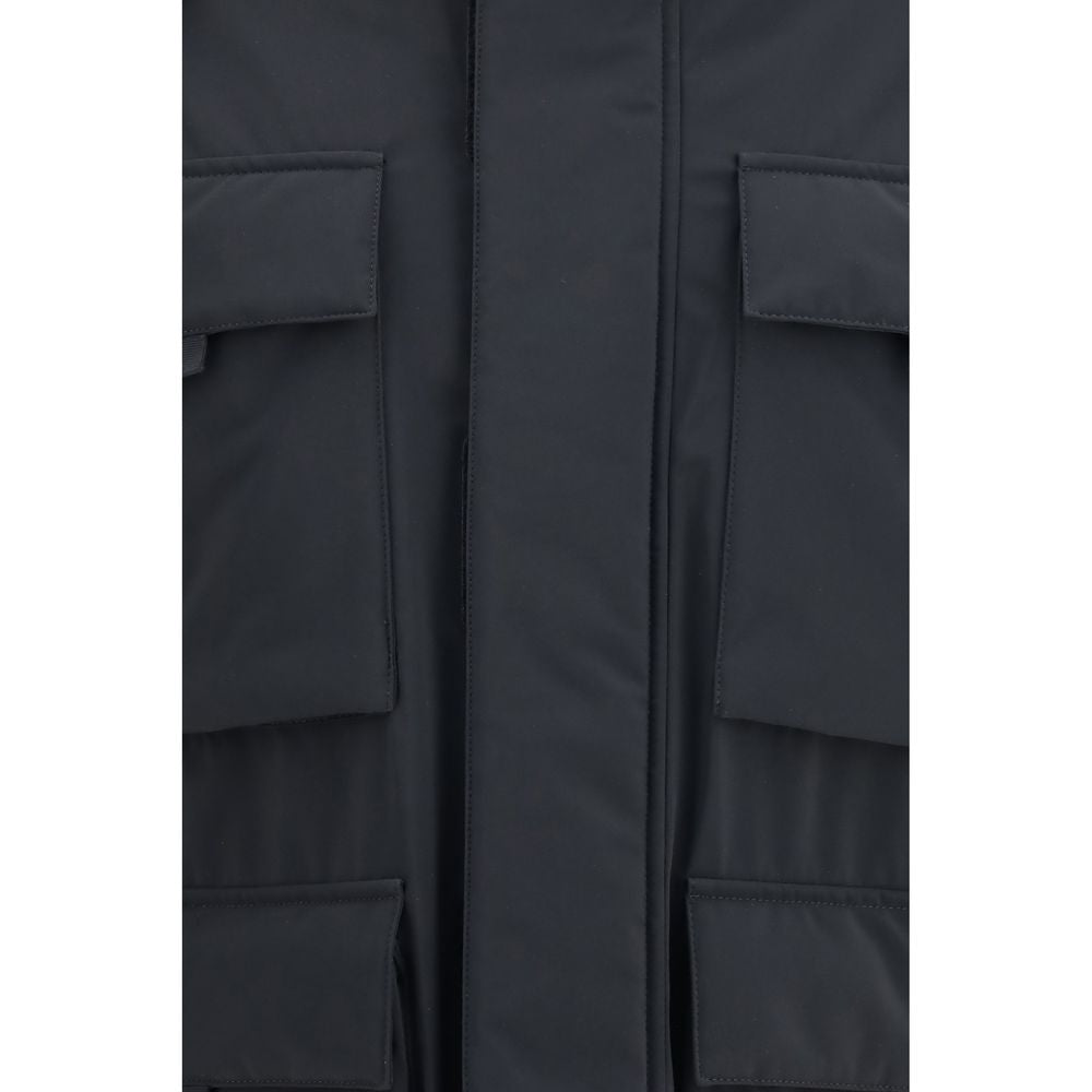 LAMINAR Schwarze Daunenjacke aus Shell
