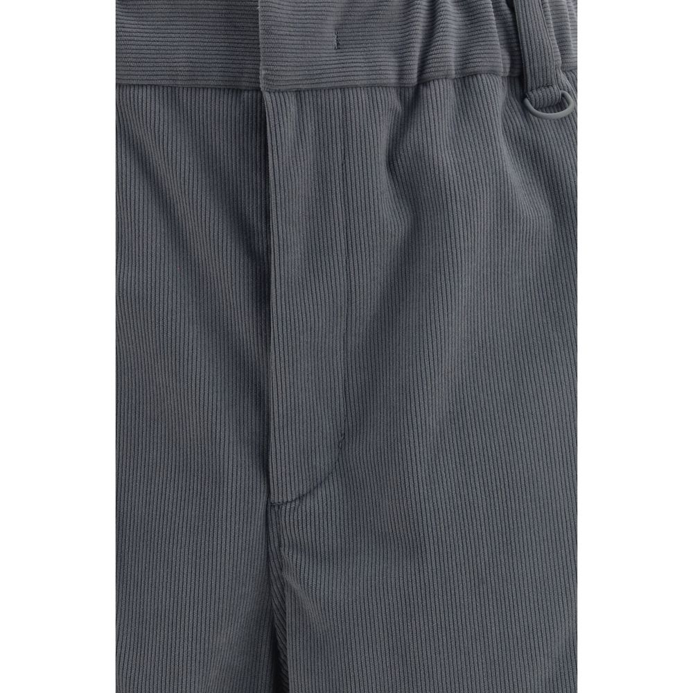 LAMINAR Graue Freizeithose aus Polyester