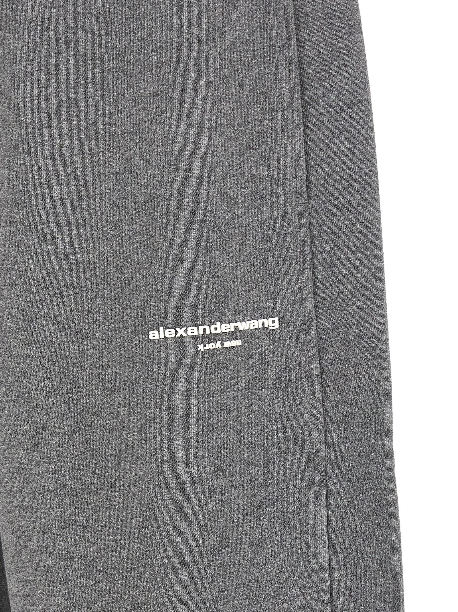 Alexander Wang Graue Baumwoll-Jogginghose (Sporthose)
