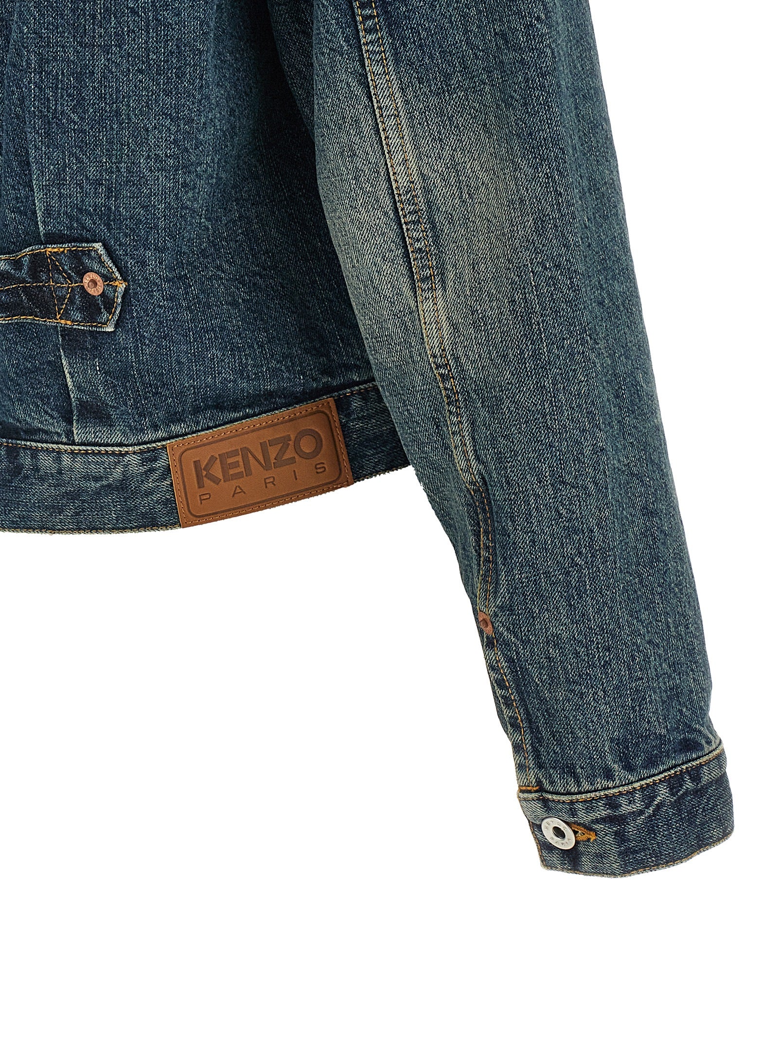 Kenzo Blaue Jeansjacke aus Baumwolle