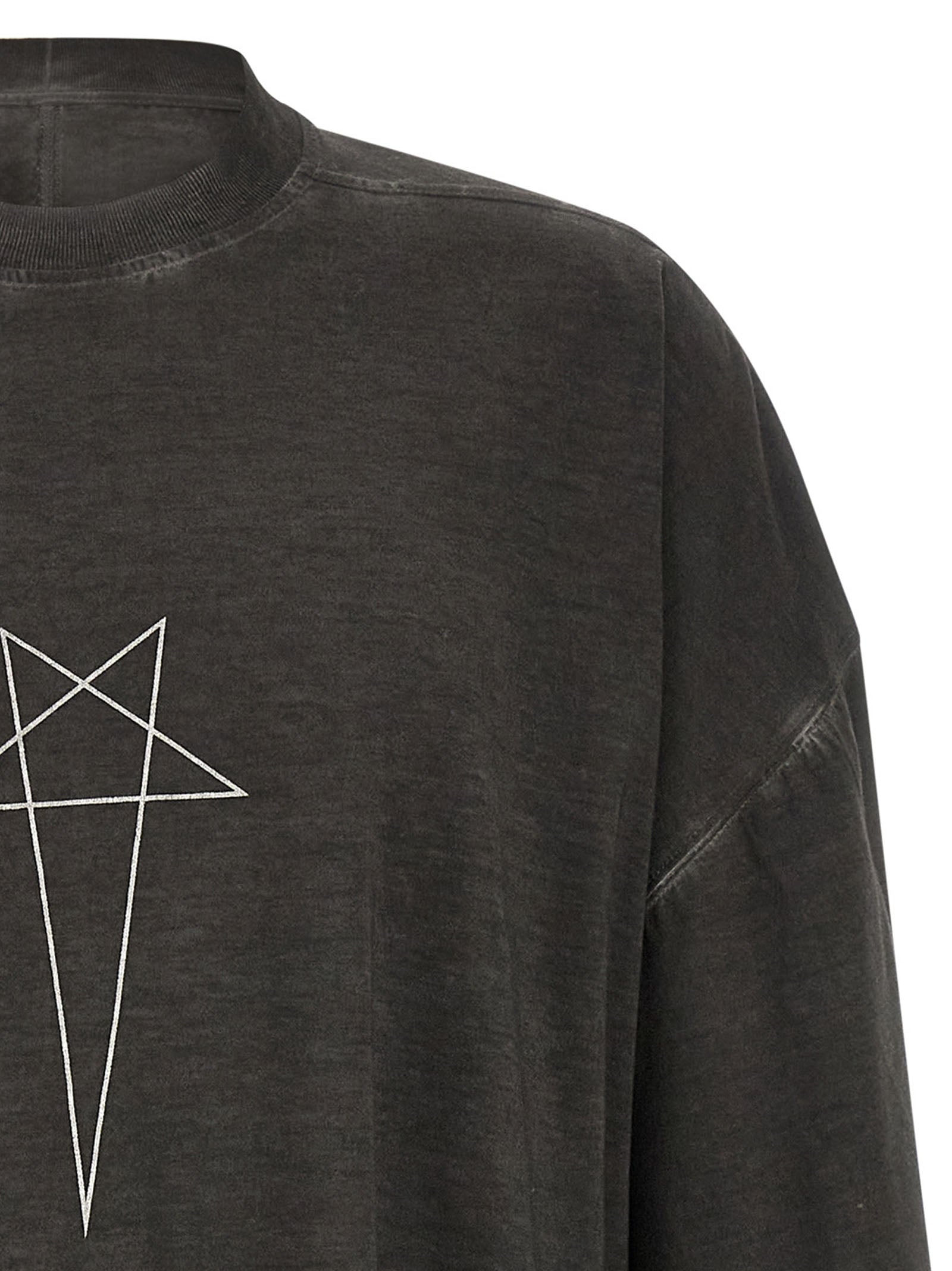 DRKSHDW Graues Baumwoll-T-Shirt