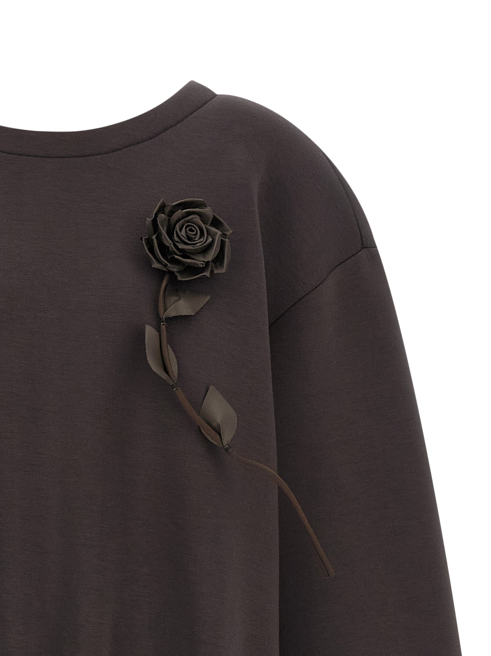 Giuseppe Di Morabito Braunes Sweatshirt aus Viskose