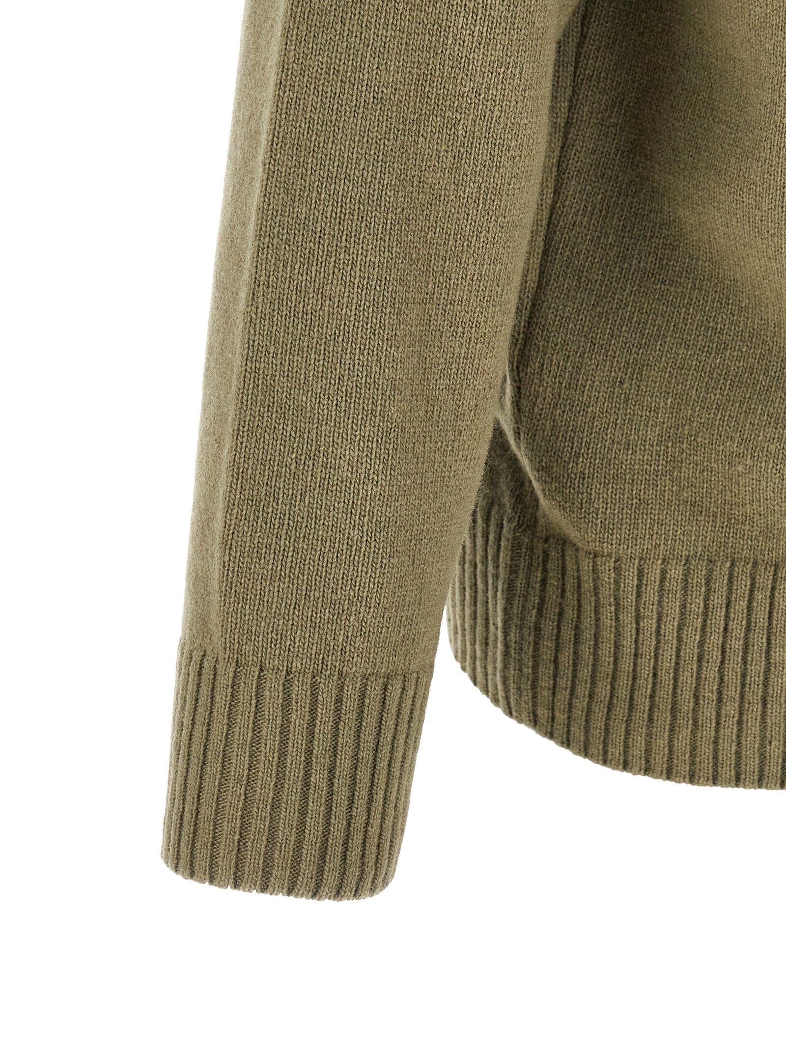C.P. Company Zweifarbige Wollstrickjacke