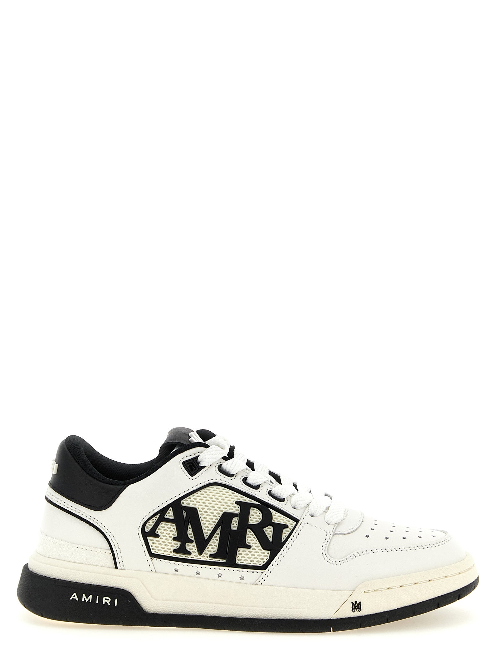 Amiri Zweifarbige Kalbsleder-Sneaker im Athletic-Stil