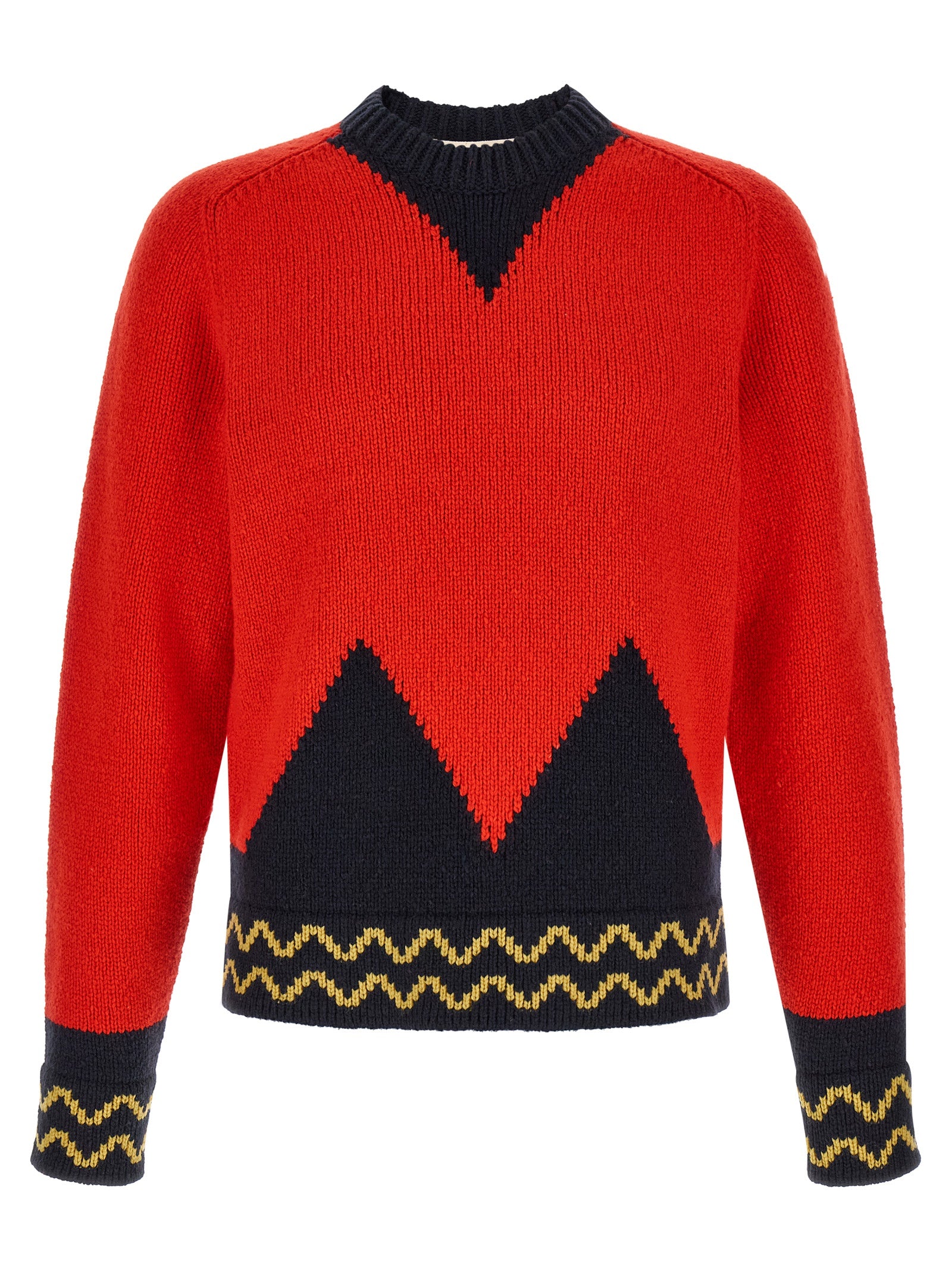 Marni Roter Wollcardigan
